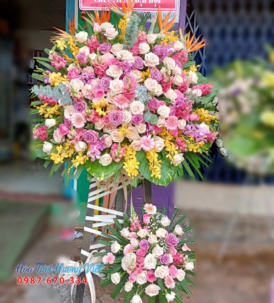 nơi bán hoa tặng khai trương ở Tân Phú